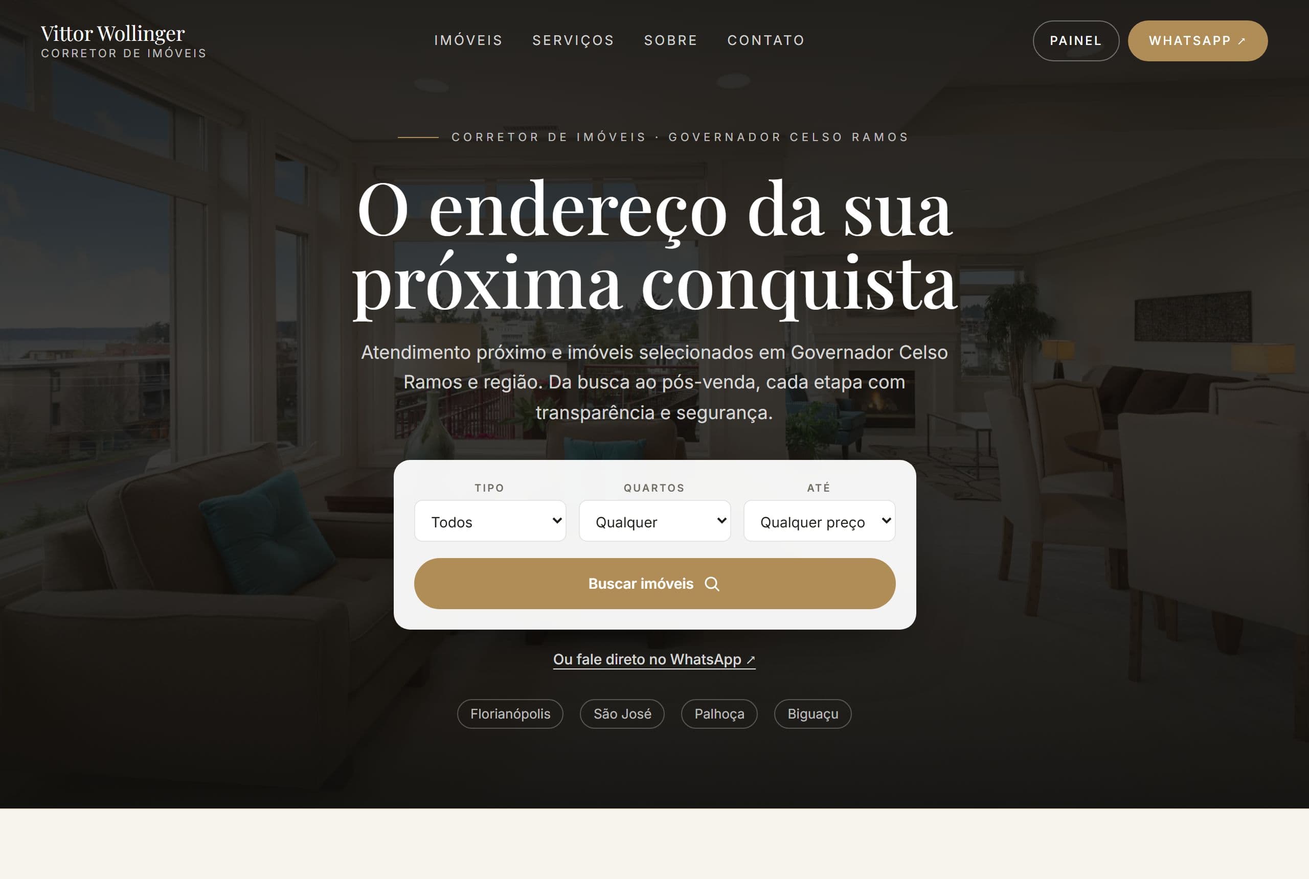 Site de Vittor Wollinger